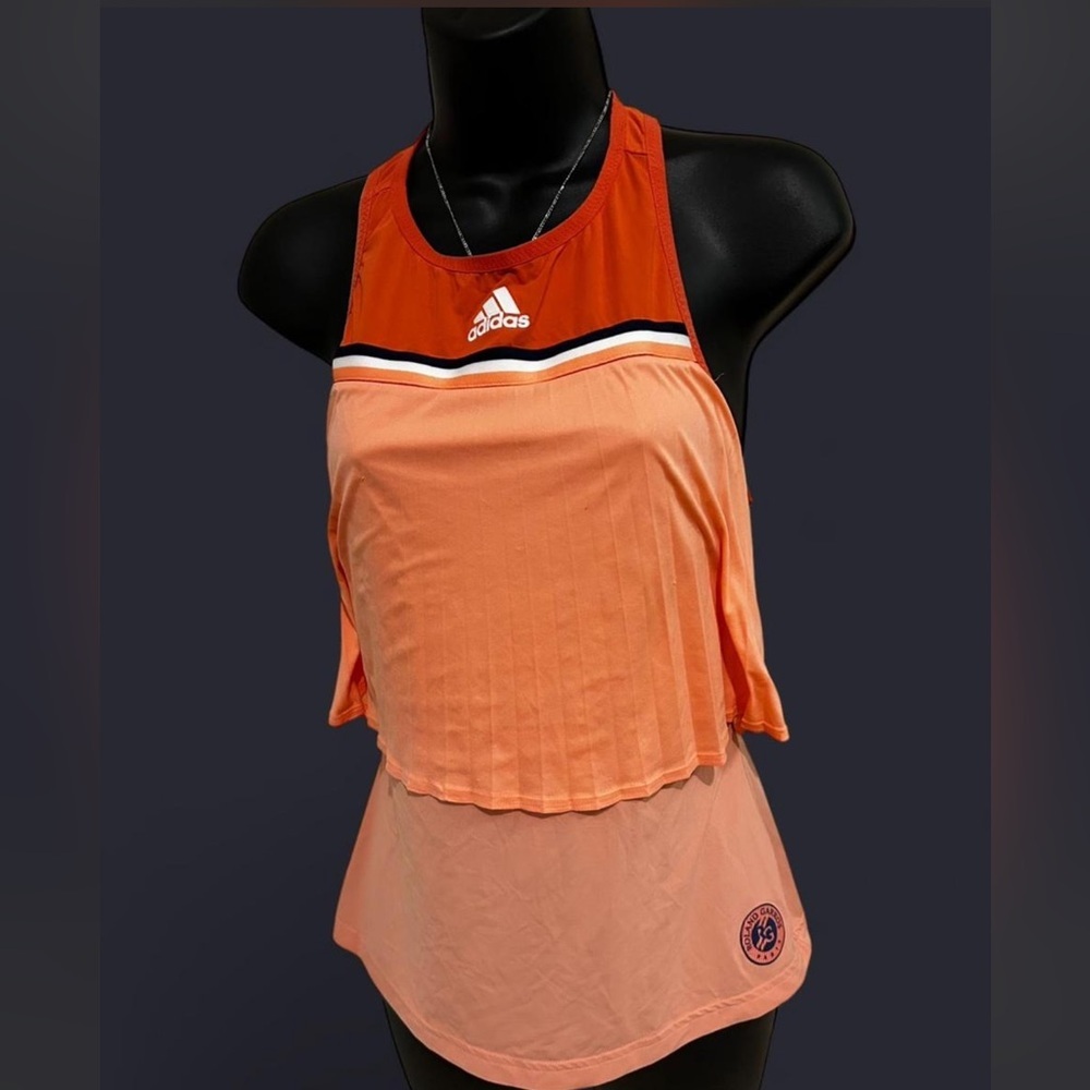 Adidas Women's Two-Tone Orange Tank Top